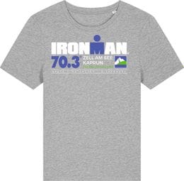 Camiseta de manga corta Ironman 70.3 Zell Am See gris para mujer