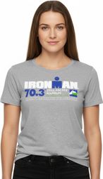 Dames Ironman 70.3 Zell Am See Grijs Korte Mouw T-Shirt