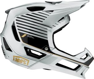 100% Trajecta Fidlock Ranelagh Silver Full Face Helmet