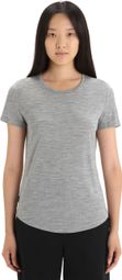 T-Shirt Icebreaker Sphere II Grey Merino Donna a manica corta