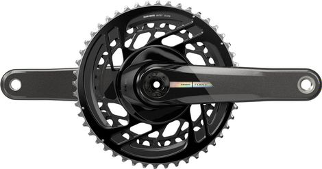 Guarnitura Sram Force D2 DUB 50-37 Denti 2x12V Nero (Senza Caso)