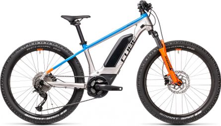 VTT &Eacute;lectrique Semi-Rigide Enfant Cube Acid 240 Hybrid Rookie Shimano Alivio/Altus 9V 400 Wh 24'' Gris Bleu Orange Actionteam 2021 8 - 12 ans &agrave; partir de 1 899,00&nbsp;&euro;