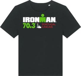 Dames Ironman 70.3 Portugal-Cascais Zwart Korte Mouw T-Shirt