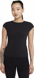 Camiseta Nike Yoga Luxe manga corta negro mujer