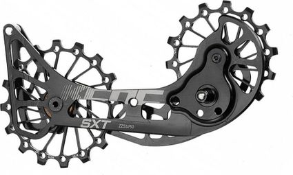 Jockey Wheel System KCNC Galets de Dérailleur Shimano VTT 11v 14+16 Dents Roulement Céramique Noir