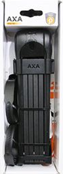 AXA FOLD 100 BLOCCO BICICLETTA PIEGHEVOLE L 90cm NERO CON SUPPORTO (LINK 7mm) - LIVELLO DI SICUREZZA 9-15