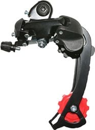 Derailleur vtt arriere p2r 8-7v. noir tz grande chape a visser (compatible Shimano jusqu'a 30dts)