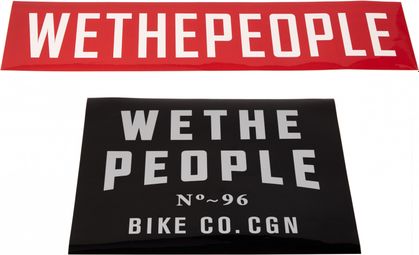 Adesivi per rampe WeThePeople nero e rosso