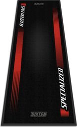SIXTEN Tapis Home Trainer Vélo Specialized 65x180 - Antivibrations et Antibruit - Vélo d'Intérieur - Durable