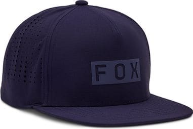 Fox Snapback Wordmark Tech Cap Blue OS