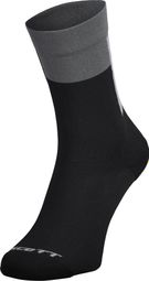 Scott Block Stripe Crew-sokken Zwart Grijs 
