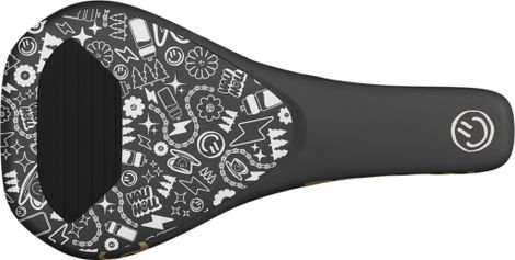 Selle Ergon SM Downhill Comp Vali Höll Édition Noir/Or