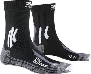 Par de calcetines X-Socks TREK OUTDOOR negro gris