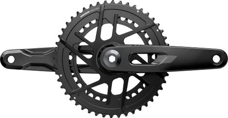 Pédalier Sram Rival E1 DUB 48-35 Dents 2x12V (sans boitier) Noir