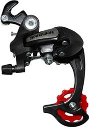 Dérailleur VTT arrière 6/7v. grande chape avec patte (compatible shimano) - Accessoire Vélo Pas