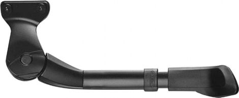 BEQUILLE VELO LATERALE ARRIERE URSUS KING MINI 16-20-24'' NOIRE REGLABLE FIXATION 2 VIS SUR BASE ENTRAXE 40mm - SUPPORTE 35Kgs (LIVRE SUR CARTE)