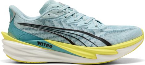 Puma Deviate Nitro 4 hardloopschoenen blauw/geel heren