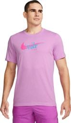 Nike Dri-Fit Heritage Purple Short Sleeve Shirt