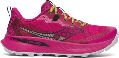 Saucony Peregrine 15 Women's Pink Trail Shoes