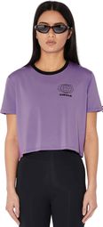 Circle Smooth Operator Purple Women's Cropped Top