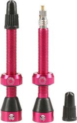 TUBOLIGHT paire de valves tubeless 50mm VTT pink
