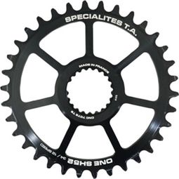 PLATEAU VTT DIRECT MOUNT  POUR SHIMANO XTR M9100 - XT M8100 - SLX M7100 TA ONE SH52 34DTS COMP M900 10-11-12V. NOIR