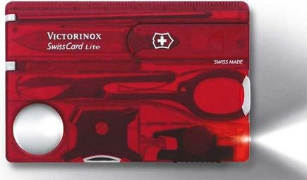SwissCard Lite Victorinox rouge