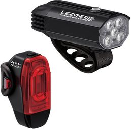 Lezyne Fusion Drive 500+/ KTV Drive Pro+ Lighting Pair Black