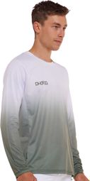 Dharco Gravity Langarmtrikot Grau/Weiß