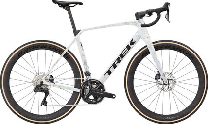 Trek Domane SLR 7 Rennrad mit Shimano Ultegra Di2 12-Gang, 700 mm, Weiß/Grau, Gen.5