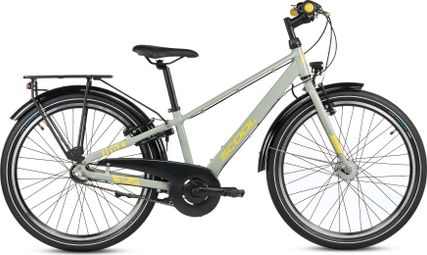 S’COOL troX pro  vélo enfant  3 vitesses  Gris/Jaune