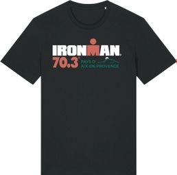 T-Shirt Manches Courtes Ironman 70.3 Aix En Provence Noir Homme