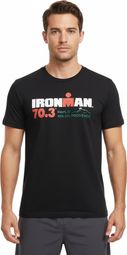 T-Shirt Manches Courtes Ironman 70.3 En Provence Aix Courtes Noir Homme