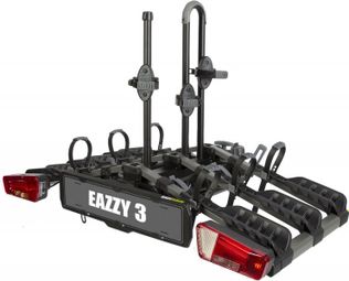 Buzz Rack Eazzy 3 Towbar Bike Rack 13 Pins - 3 Bikes Black