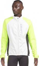 Craft Core Bike SubZ Lumen Windbreaker Jacket White Yellow Men's