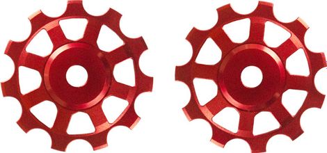 Galets céramique Nova Ride Shimano 10 - 11 -12 vitesses Rouge