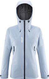 Millet Kamet Gore-Tex Waterproof Jacket Light Blue Donna