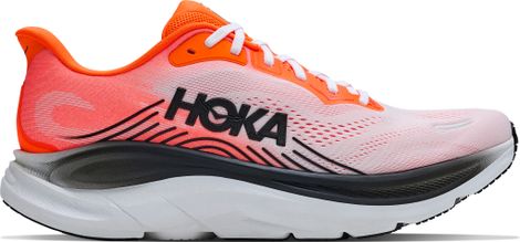 Chaussures Running Hoka Clifton 11 Blanc/Orange Homme