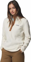 Columbia Fleecejacke 1/2 Snap Benton Springs Weiß Damen