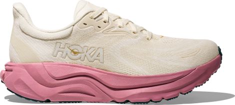 Chaussures Running Hoka Arahi 8 Blanc/Rose Femme