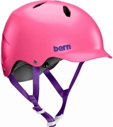 Casco infantil Bern Bandito Satén / Rosa