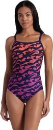 Arena Surfs Up Swimsuit Lightdro Pink / Blue