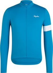 Rapha Core Thermal langemouwen shirt blauw/wit heren