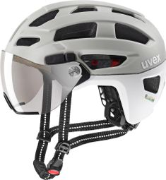 Casque Ville Uvex Finale Visor Beige/Blanc