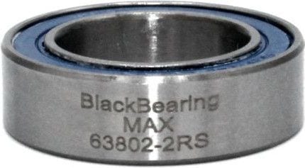 Roulement Black Bearing 63802 2RS Max 15 x 24 x 7 mm