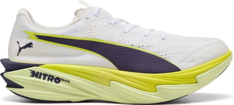 Zapatillas de running Puma Deviate Nitro Elite 4 Blanco/Amarillo Hombre