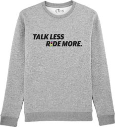 Çois Unisex 'Talk Less Ride More' Grijs Sweatshirt