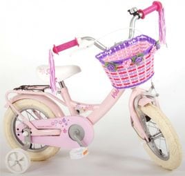 Vélo d'enfant Volare Ashley - Filles - 12 pouces - Rose - 95% assemblé