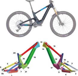 Kit de protection sur-mesure Scott Voltage E-Ride - 2024 - L - Mat