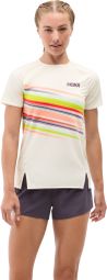 Hoka Race Day korte mouwen shirt wit dames